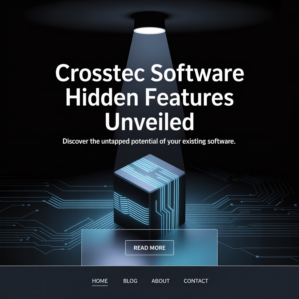 Unlocking the Hidden Features of Crosstec Software
