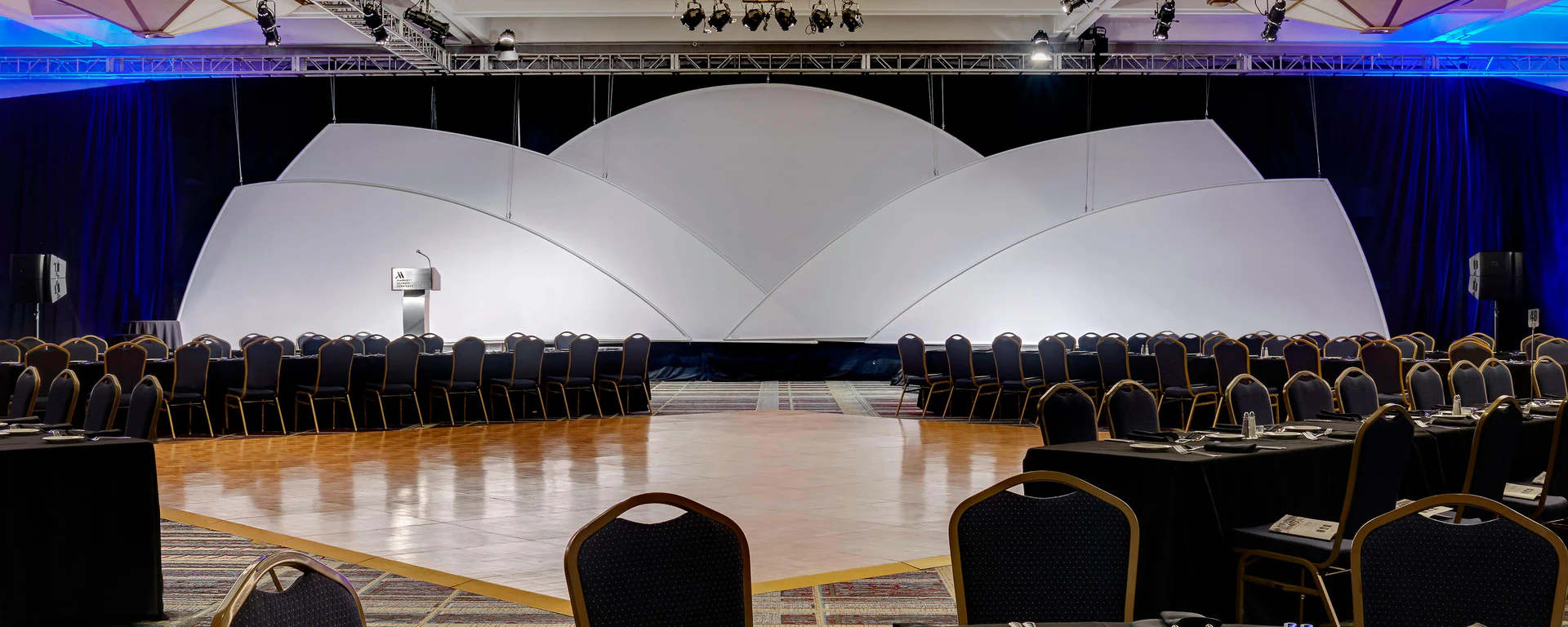 Microsoft technology center Detroit banquet hall